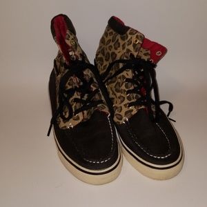 Sperry's Cheetah High Tops